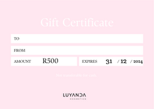 Load image into Gallery viewer, Luyanda Kosmetics Gift Card
